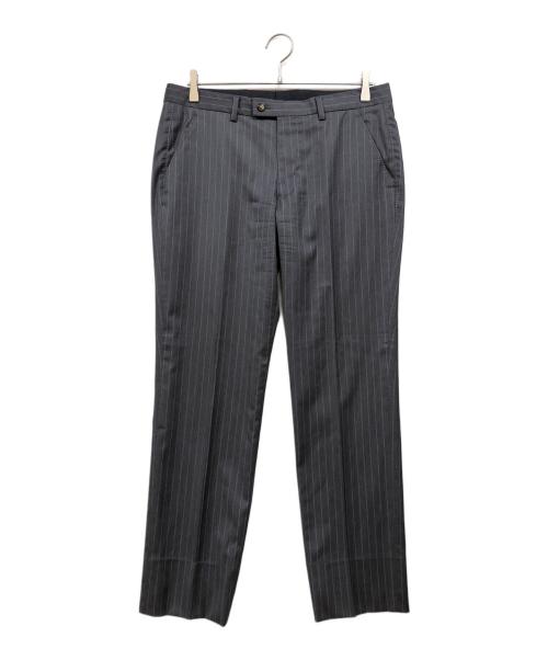 Paul Smith London（ポールスミスロンドン）Paul Smith London (ポールスミスロンドン) Loro Piana SUPER 130'S ファブリック ペイズリー柄裏地 セットアップ グレー サイズ:SIZE 94-80-175の古着・服飾アイテム