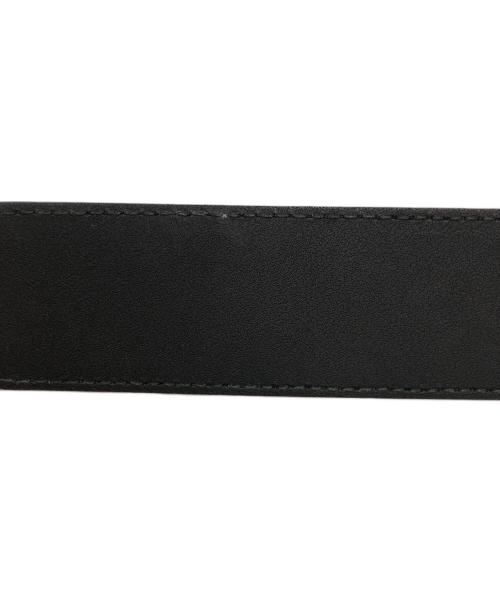 GUCCI（グッチ）GUCCI (グッチ) GGロゴバックルベルト ゴールド×ブラックの古着・服飾アイテム