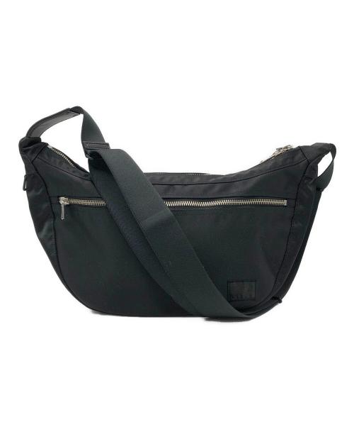 PORTER（ポーター）PORTER (ポーター) 舟型ショルダーバッグ ブラックの古着・服飾アイテム