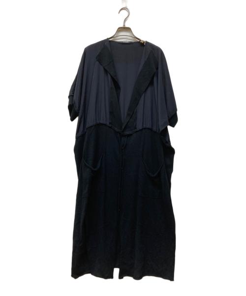 LIMI feu（リミフゥ）LIMI feu (リミフゥ) デザインワンピース ネイビー×ブラック サイズ:Freeの古着・服飾アイテム