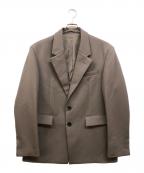 M TO Rムウトアール）の古着「BOXY SINGLE BREASTED JACKETテーラードジャケット」｜ブラウン