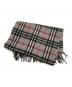 Burberry's (バーバリーズ) ノヴァチェック カシミヤマフラー グレー：6000円