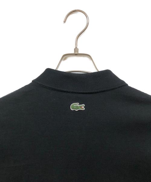 LACOSTE（ラコステ）LACOSTE (ラコステ) 2トーンポロシャツ ブラック×ホワイト サイズ:XLの古着・服飾アイテム