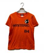 Hysteric Glamourヒステリックグラマー）の古着「オールドヒスガールパッチTシャツ」｜オレンジ
