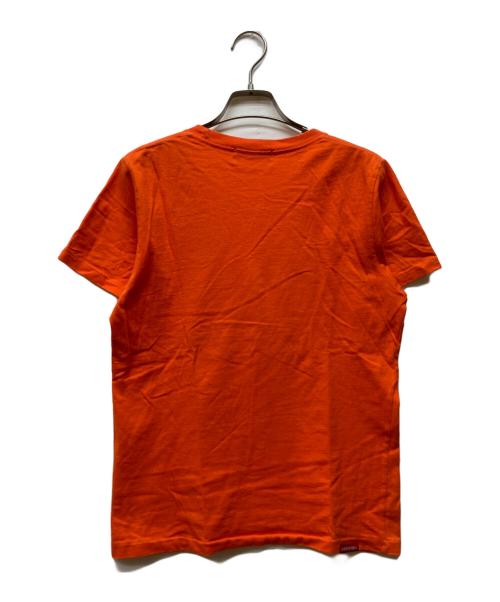 Hysteric Glamour（ヒステリックグラマー）Hysteric Glamour (ヒステリックグラマー) オールドヒスガールパッチTシャツ オレンジ サイズ:FREEの古着・服飾アイテム