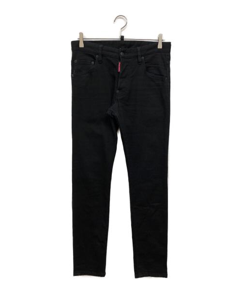 DSQUARED2（ディースクエアード）DSQUARED2 (ディースクエアード) ブラックスキニーデニム ブラック サイズ:46の古着・服飾アイテム