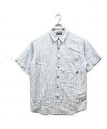Patagonia（パタゴニア）の古着「ストライプヘンプシャツシャツ」｜ブルー