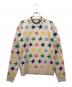 GUCCI（グッチ）の古着「Star Full Print Round Neck Wool Sweater」｜ベージュ