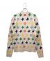 GUCCI (グッチ) Star Full Print Round Neck Wool Sweater ベージュ サイズ:XS 未使用品：40000円