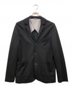 WILD THINGSワイルドシングス）の古着「ストレッチテーラードジャケット」｜ブラック