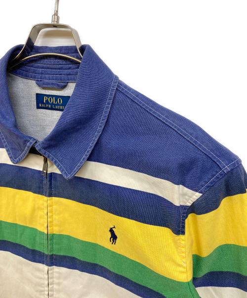 POLO RALPH LAUREN（ポロ・ラルフローレン）POLO RALPH LAUREN (ポロ・ラルフローレン) マルチボーダースイングトップ マルチカラー サイズ:Lの古着・服飾アイテム