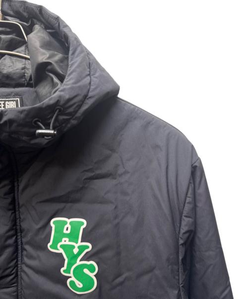 Hysteric Glamour（ヒステリックグラマー）Hysteric Glamour (ヒステリックグラマー) HYSTERIC ROLLERS フーデッドブルゾン ブラック サイズ:Lの古着・服飾アイテム