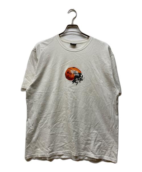 stussy（ステューシー）stussy (ステューシー) てんとう虫TEE ホワイト サイズ:Lの古着・服飾アイテム