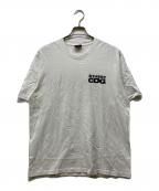 stussy×CDGステューシー×シーディージー）の古着「コラボＴシャツ」｜ホワイト