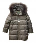 nano・universeナノ・ユニバース）の古着「西川ダウン ラクーンファーダウンコート」｜ブラウン