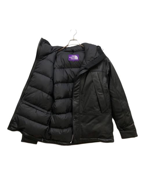THE NORTHFACE PURPLELABEL（ザ・ノースフェイス パープルレーベル）THE NORTHFACE PURPLELABEL (ザ・ノースフェイス パープルレーベル) Mountain Down Leather Jacket ブラック サイズ:Mの古着・服飾アイテム