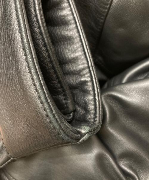 THE NORTHFACE PURPLELABEL（ザ・ノースフェイス パープルレーベル）THE NORTHFACE PURPLELABEL (ザ・ノースフェイス パープルレーベル) Mountain Down Leather Jacket ブラック サイズ:Mの古着・服飾アイテム