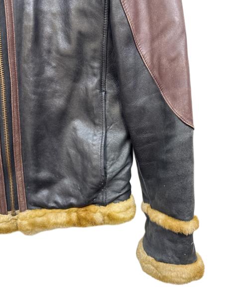 AVIREX（アヴィレックス）AVIREX (アヴィレックス) B-3 フライトジャケット ブラウン×ブラック サイズ:Mの古着・服飾アイテム