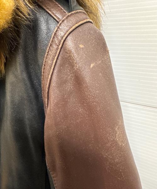 AVIREX（アヴィレックス）AVIREX (アヴィレックス) B-3 フライトジャケット ブラウン×ブラック サイズ:Mの古着・服飾アイテム