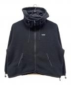 ALOUNDアラウンド）の古着「VENTILATION FLEECE JACKET」｜ブラック