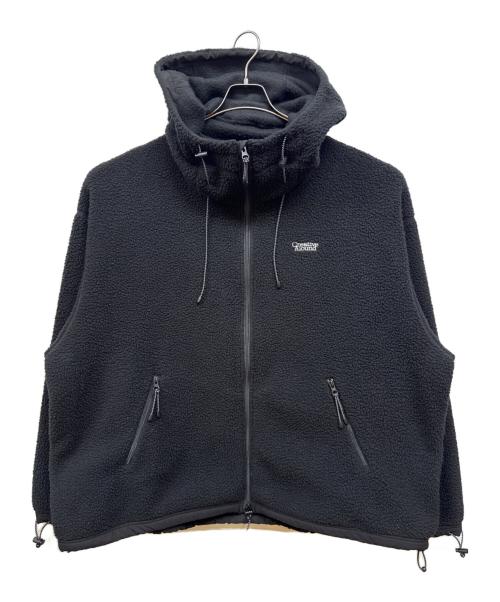 ALOUND（アラウンド）ALOUND (アラウンド) VENTILATION FLEECE JACKET ブラック サイズ:XLの古着・服飾アイテム
