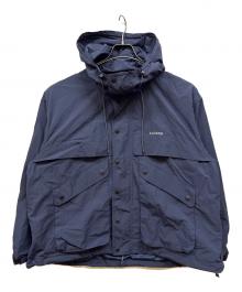 ALOUND（アラウンド）の古着「VNTILASION CITY NYLON JACKET」｜ネイビー
