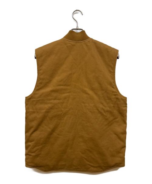 Carhartt WIP（カーハート ワークインプログレス）CARHARTT WIP (カーハート ワークインプログレス) キルティングダックベスト ブラウン サイズ:Ⅼの古着・服飾アイテム