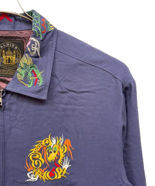 ALDIES（アールディーズ）ALDIES (アールディーズ) Tiger&Dragon Souvenir Jacket ブルー サイズ:未記入の古着・服飾アイテム
