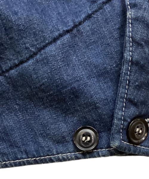 BLUE BLUE（ブルーブルー）BLUE BLUE (ブルーブルー) キルティングフーテッドカバーオール インディゴ サイズ:SIZE 3の古着・服飾アイテム