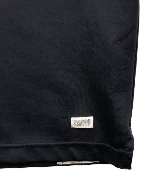 PAPAS PLUS GOLF（パパスプラスゴルフ）PAPAS PLUS GOLF (パパスプラスゴルフ) ポロシャツ ネイビー サイズ:LLの古着・服飾アイテム