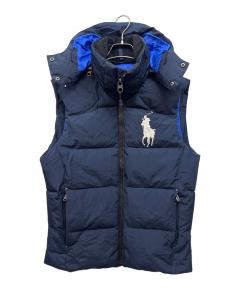 Polo Ralph Lauren ポロ クッキーパッチ フーディーダウンベスト 中古・古着通販】POLO RALPH LAUREN (ポロ・ラルフローレン) クッキー