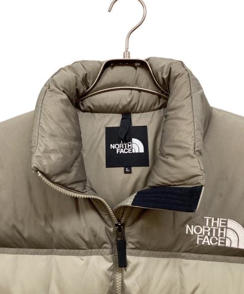 THE NORTH FACE（ザ ノース フェイス）THE NORTH FACE (ザ ノース フェイス) ヌプシベスト ベージュ サイズ:Lの古着・服飾アイテム