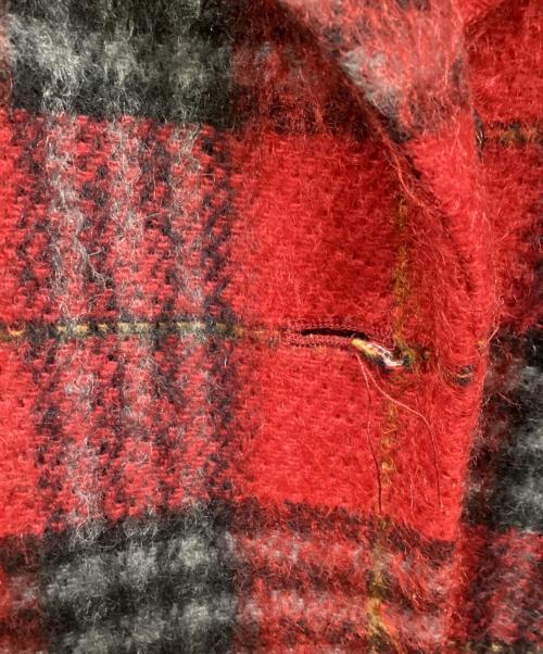 MaxMara（マックスマーラ）MaxMara (マックスマーラ) モヘヤ混ウールテーラードジャケット レッド サイズ:38の古着・服飾アイテム