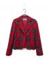 MaxMara（マックスマーラ）の古着「モヘヤ混ウールテーラードジャケット」｜レッド