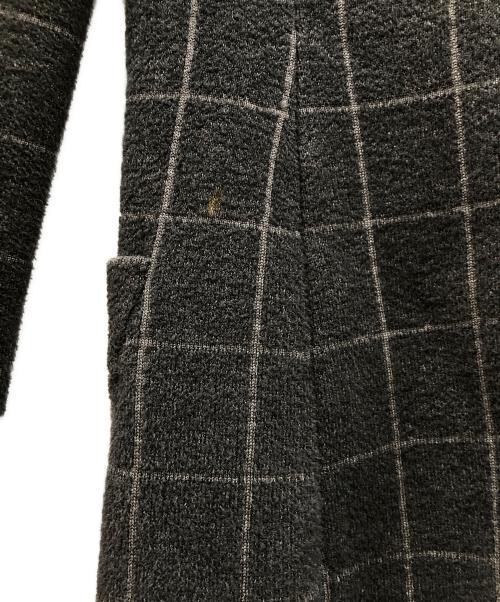 GIORGIO ARMANI（ジョルジョアルマーニ）GIORGIO ARMANI (ジョルジョアルマーニ) ニットテーラードジャケット グレー サイズ:SIZE 38の古着・服飾アイテム