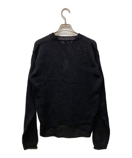 GUCCI（グッチ）GUCCI (グッチ) ローゲージVネックニット ブラック サイズ:Mの古着・服飾アイテム