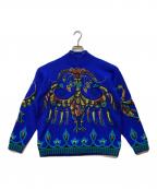 ficce YOSHIYUKI KONISHフィッチェ ヨシユキ コニシ）の古着「HAND KNIT クジャクニット」｜ブルー