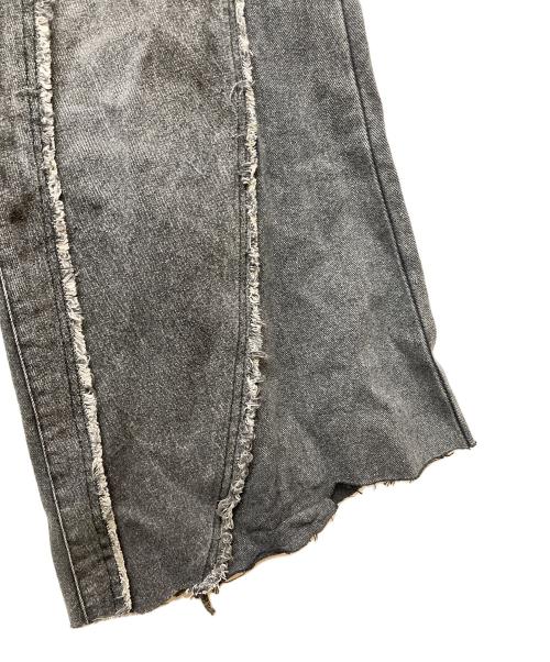 jent louis（ジェントルイス）Jent Louis (ジェントルイス) ブーツカットデニムパンツ グレー サイズ:Mの古着・服飾アイテム