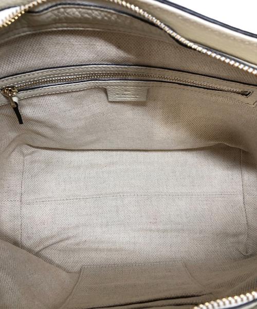 GUCCI（グッチ）GUCCI (グッチ) ソーホー 2WAYバッグ アイボリーの古着・服飾アイテム