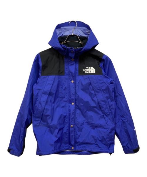 THE NORTH FACE（ザ ノース フェイス）THE NORTH FACE (ザ ノース フェイス) マウンテンパーカー マウンテンレインテックスジャケット ブラック×ブルー サイズ:XLの古着・服飾アイテム