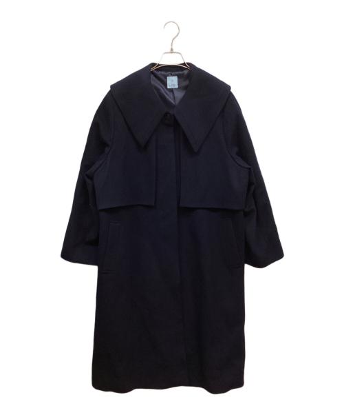 KUMIKYOKU（クミキョク）KUMIKYOKU (クミキョク) ライトビーバー トレンチライクコート ネイビー サイズ:17の古着・服飾アイテム