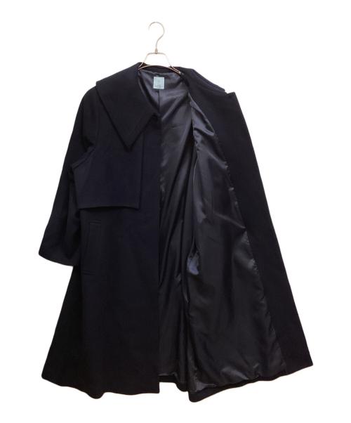 KUMIKYOKU（クミキョク）KUMIKYOKU (クミキョク) ライトビーバー トレンチライクコート ネイビー サイズ:17の古着・服飾アイテム
