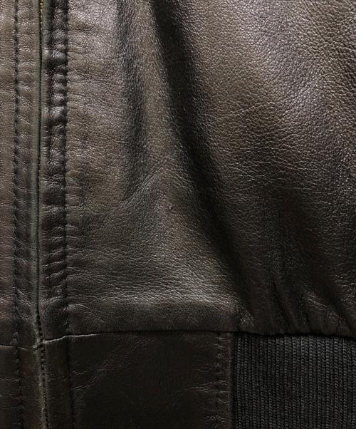 HELLO KITTY（ハローキティ）HELLO KITTY (ハローキティ) 刺繍レザージャケット ブラック サイズ:XLの古着・服飾アイテム