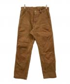 freewheelersフリーホイーラーズ）の古着「Derrickman Overalls Original Yarn Dyed Duck」｜ブラウン