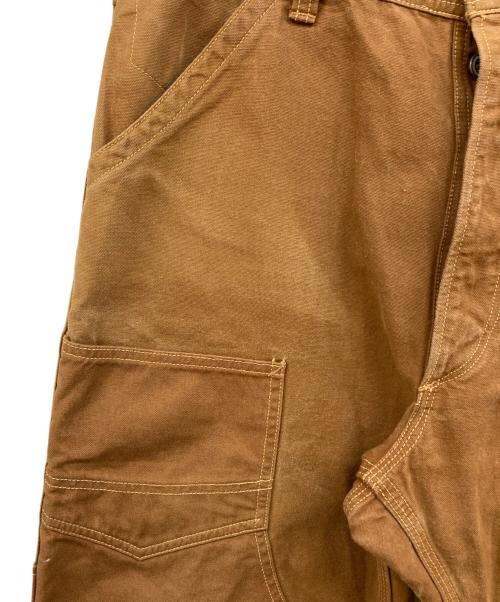 freewheelers（フリーホイーラーズ）FREEWHEELERS (フリーホイーラーズ) Derrickman Overalls Original Yarn Dyed Duck ブラウン サイズ:32×32の古着・服飾アイテム