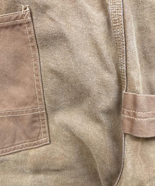 freewheelers（フリーホイーラーズ）FREEWHEELERS (フリーホイーラーズ) Derrickman Overalls Original Yarn Dyed Duck ブラウン サイズ:32×32の古着・服飾アイテム