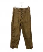 freewheelersフリーホイーラーズ）の古着「U.S NAVY スタイルウィンターデッキトラウザーズ」｜ベージュ