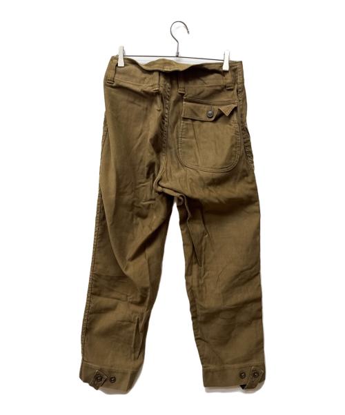 freewheelers（フリーホイーラーズ）FREEWHEELERS (フリーホイーラーズ) U.S NAVY スタイルウィンターデッキトラウザーズ ベージュ サイズ:30の古着・服飾アイテム