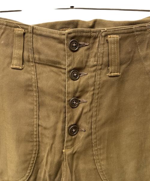 freewheelers（フリーホイーラーズ）FREEWHEELERS (フリーホイーラーズ) U.S NAVY スタイルウィンターデッキトラウザーズ ベージュ サイズ:30の古着・服飾アイテム