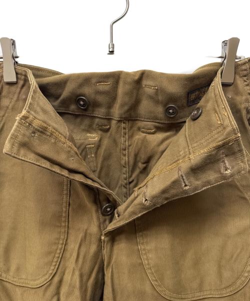 freewheelers（フリーホイーラーズ）FREEWHEELERS (フリーホイーラーズ) U.S NAVY スタイルウィンターデッキトラウザーズ ベージュ サイズ:30の古着・服飾アイテム